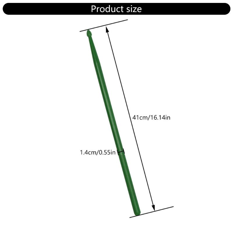 Multipurpose Beginner Drumsticks 5A Drumsticks Nylon Plastic Texture for Ensuring Long Time Use and Comfortable Handling