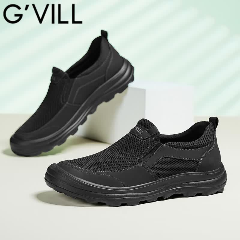 Guizhobu Men s Slip-On Mesh Casual Shoes EU 44