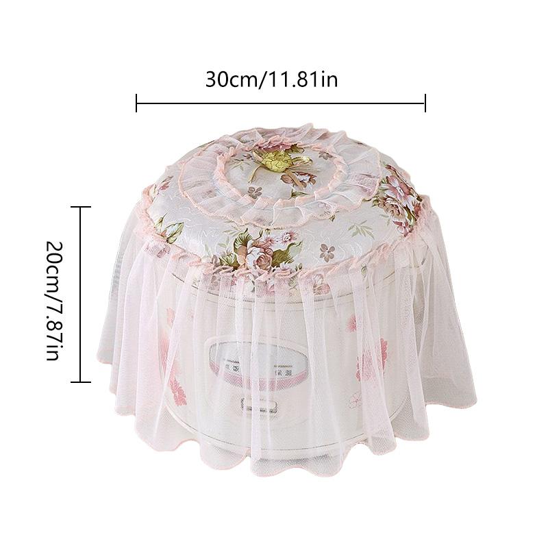 1PC Lace Embroidery Oil-proof All-purpose Water Dispenser Antifouling Air Fryer Dust Cover