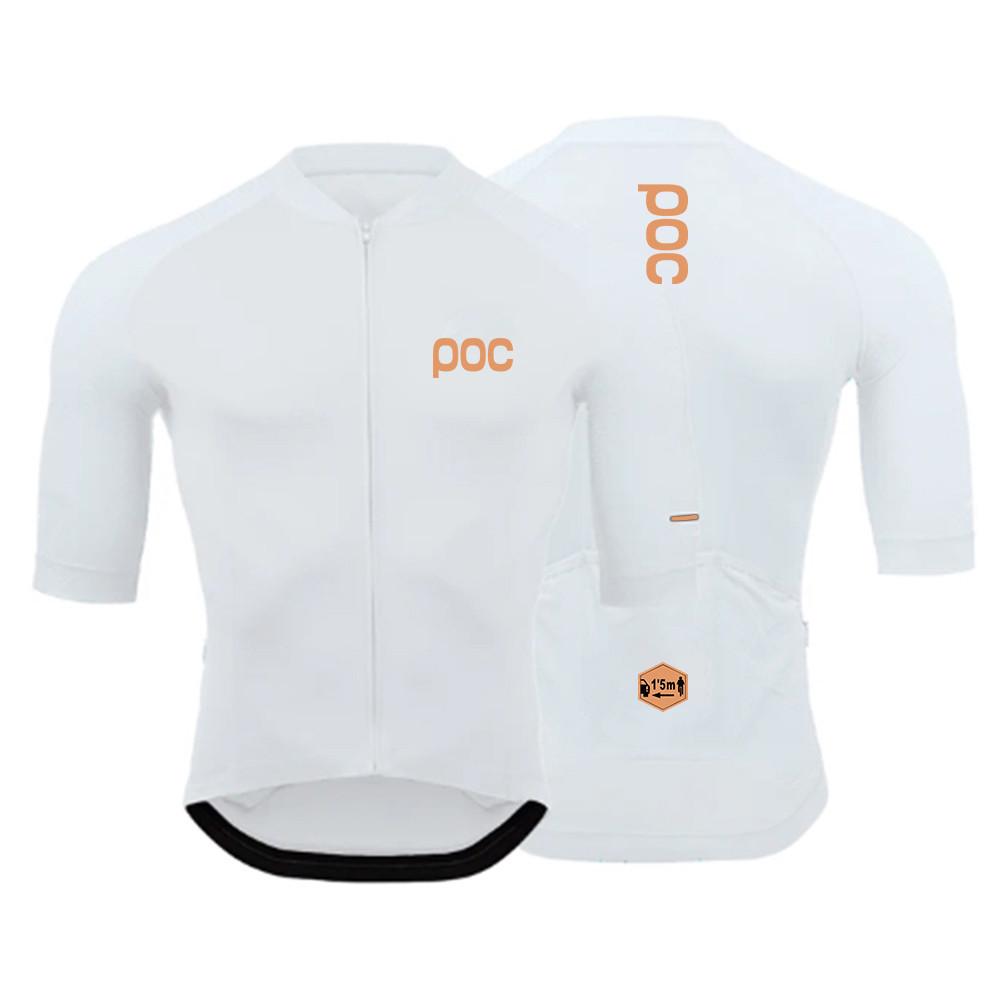 POWERBAND POC Fashion Cycling Jersey Anti-UV Men Women Bicycle Cycling Clothing 2024 Summer Bike Jersey Short Sleeve Quick-dry Cycling Shirts