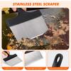 Griddle Cleaning Kit for Blackstone 13 Piece- 2 Stainless Steel Cleaning Scrapers, 10 Scouring Pads and 1 Handle, Cleaning Accessories for Blackstone