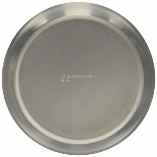 Suncraft Tart Pan, Round, Medium, 7cm, Made in Japan, Stainless Steel, Silver, PP-698, Ideal for Pastry Chefs and Confectioners