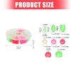 Multisize Night Fishing Beads Silicones Antwinding Luminescent Beads Fishing Tool for Different Fishing Environment