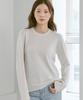 210EDIT Unisex Cashmere Blended Down Round [Oatmeal]_Zz5Sw010