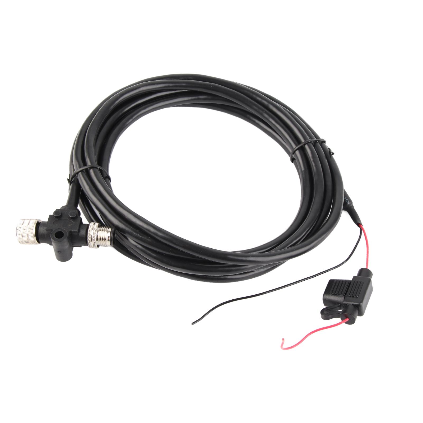

For NMEA2000 Starter Cable with T Connector Fuse 3Meter 5Pin M12 Thread IP67 Waterproof for Simrad Networks