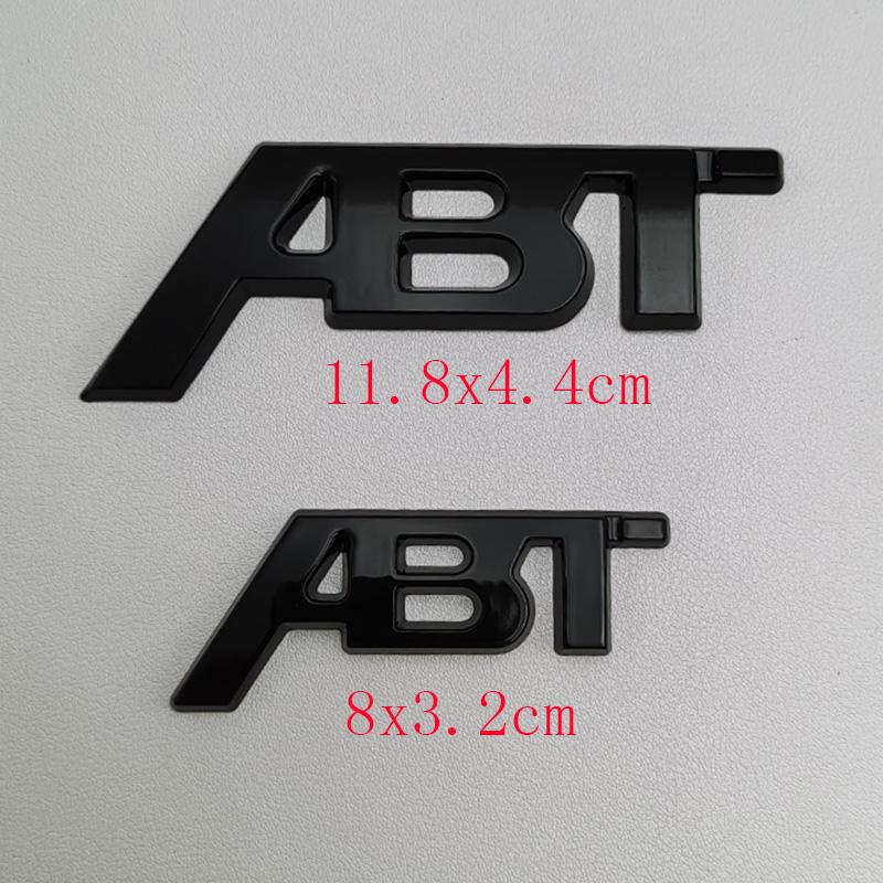 3D Metal Car Fender Trunk Body Tailgate Emblem Badge ABT Logo Decal Sticker