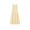 [Original practice + inner lining] Vest dress light yellow women's clothing summer dopamine sweet age reduction a word