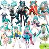 In Stock Animefigurine Hatsune Miku Standing Posture And Sitting Posture Series Cute Action Model Pvc Toy Desktopcollection Gift