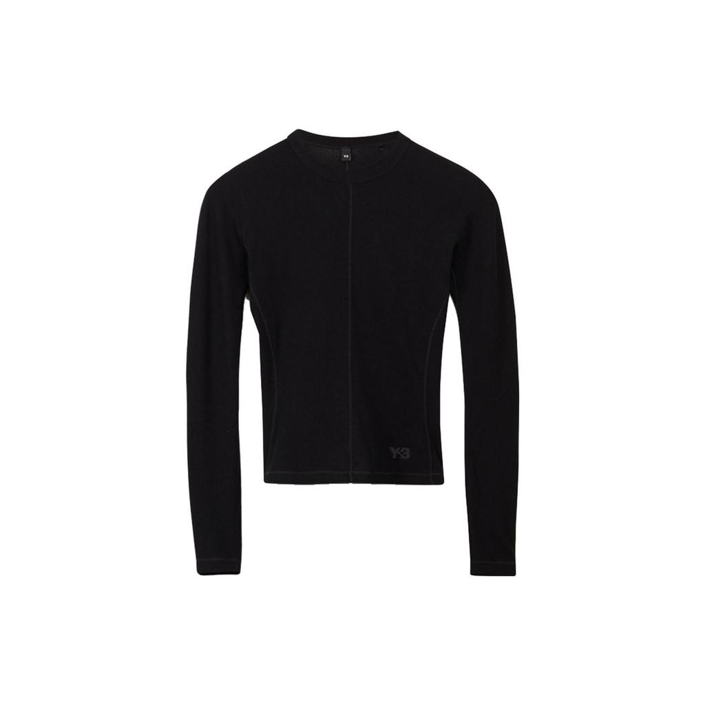 adidas Y-3 Fitted Long Sleeve Tee W Black HY1251