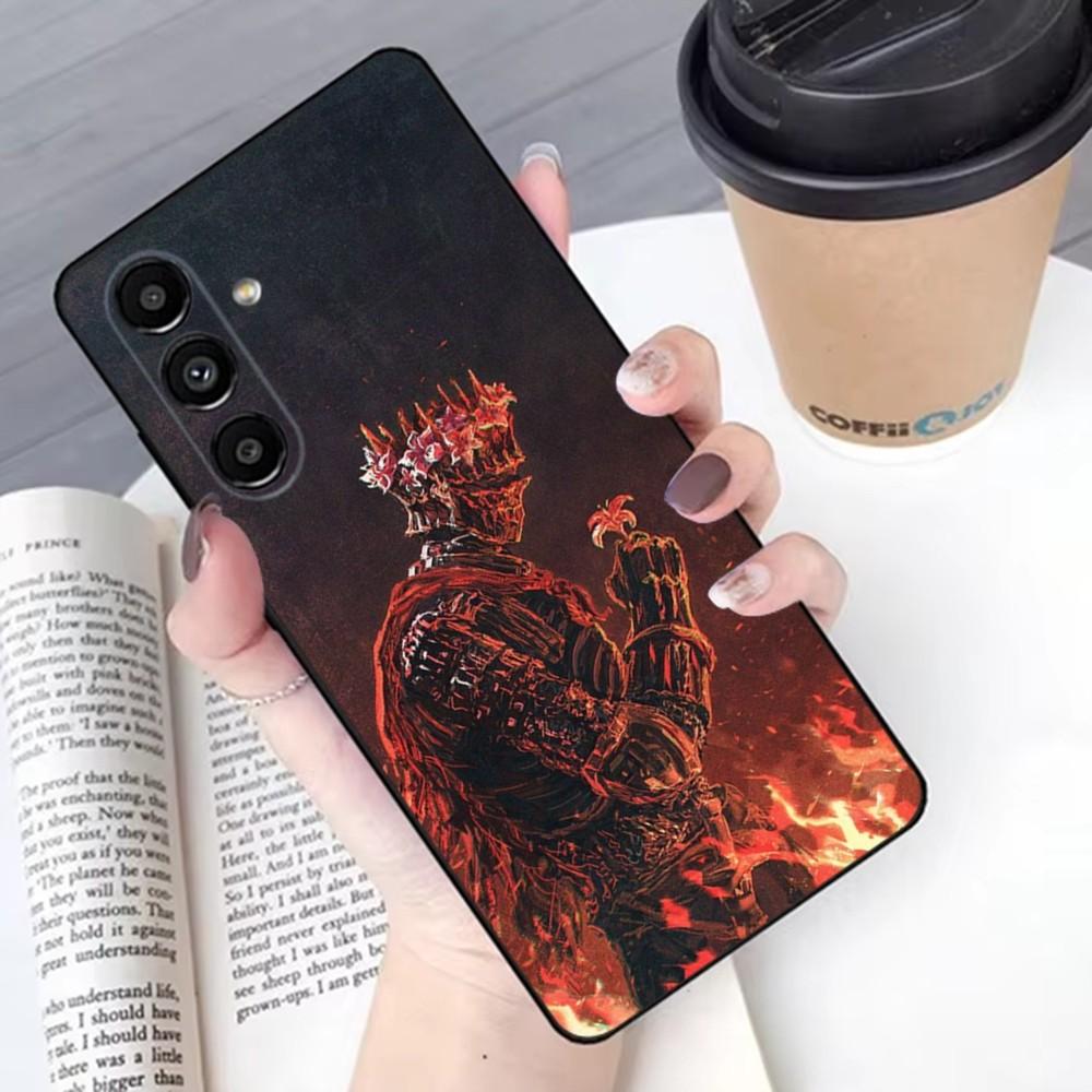 D-Dark Game S-Souls Phone Case For Samsung S 25,24,21,22,23,30,20,Ultra,Plus,Fe,Lite,Note,10,9,5G Black Soft