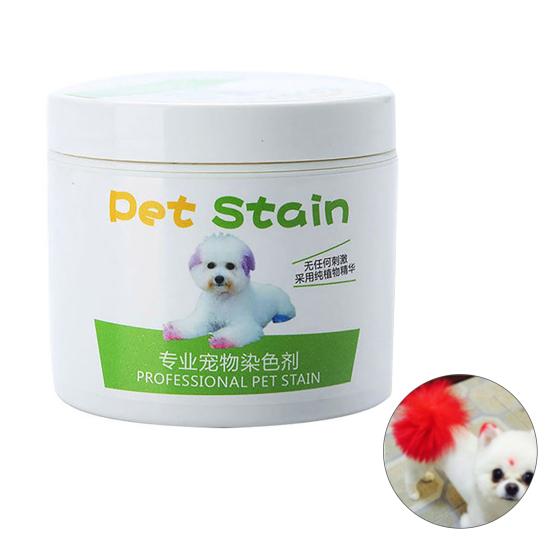 Haustierfarbe ohne Erhitzen Ungiftige Temporäre Haarfarbe Creme für Hunde Katzen Sichere Haut Seidige Lebendige Farben für Partys Fotos und Feiertage