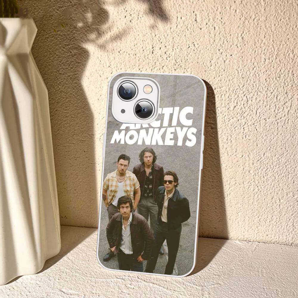 Hot A-Arctic M-Monkeys Band Tempered Glass For Iphone 14 13 12 11 Pro Mini XS MAX 14Plus X XS XR Cover