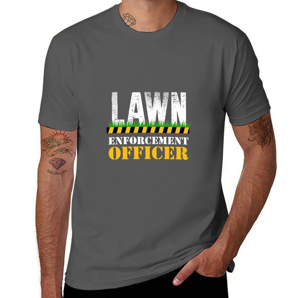 Lawn Enforceunisext Officer Lawn Mower Shirt Mower Gift Mowing Shirts Care Apparel Lawnmower Shirt Tshirt