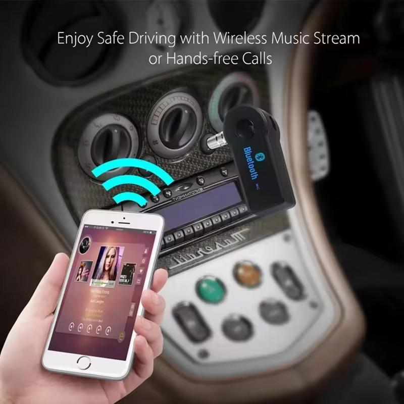 Bluetooth Aux Car Handsfree Kit 3.5mm Wireless Aux To Bluetooth Adaptor Audio Music Receiver Mini MP3 USB BT V3.0 Player New