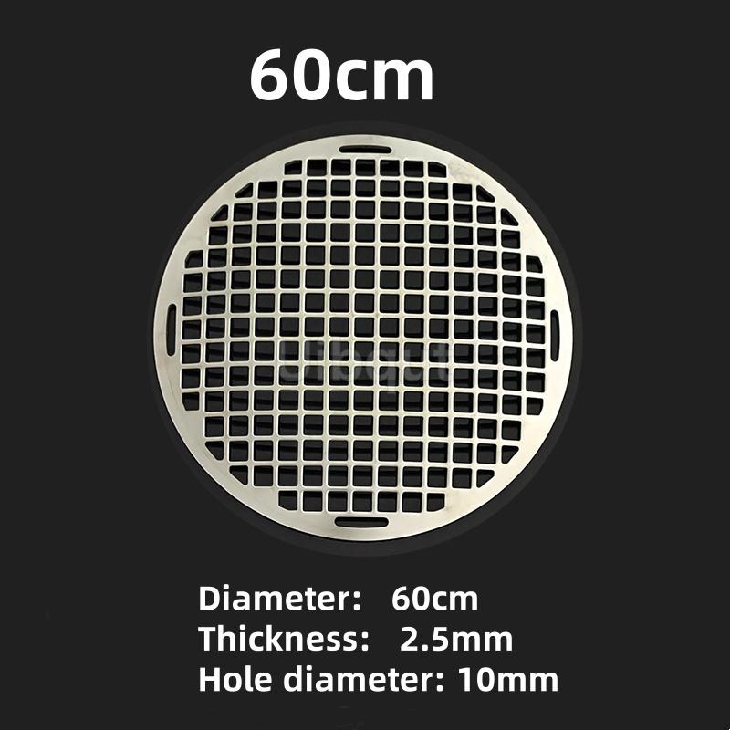 15 to 60cm smooth Barbecue Round Cooling Baking Rack 304 Stainless Steel Wire Oven Grill  Sheet Circular BBQ Net Baking Grill