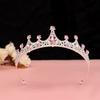 Black Baroque Crown Tiara Bride Eighteen Female Bar Mitzvah Birthday Princess Crown