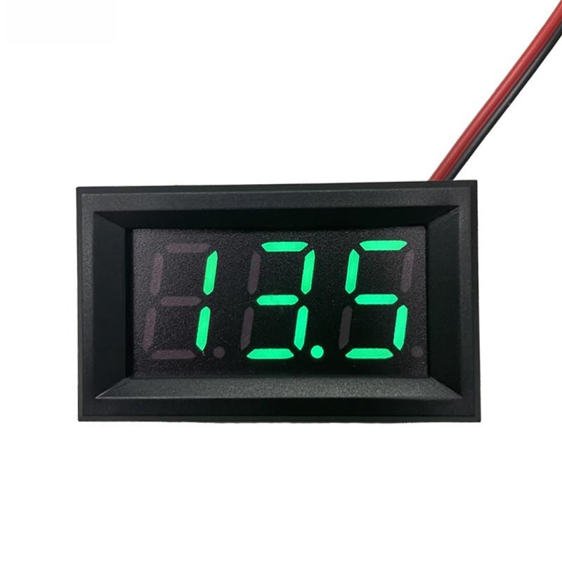 New 1/3Pcs Motorcycle Vehicle LED Display Voltage Tester 0.56 Inch DC4.5-30V Digital Car Voltmeter Automotive Voltage Meter