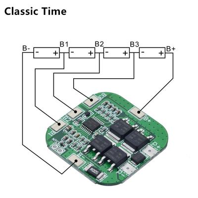 4S 14,8V / 16,8V 20A Peak Li-Ion BMS PCM Batterieschutzplatine BMS PCM für Lithium LicoO2 Limn2O4 18650 Li Batterie