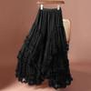 Ladies' Large Love Mesh Half Skirt Yarn Skirt