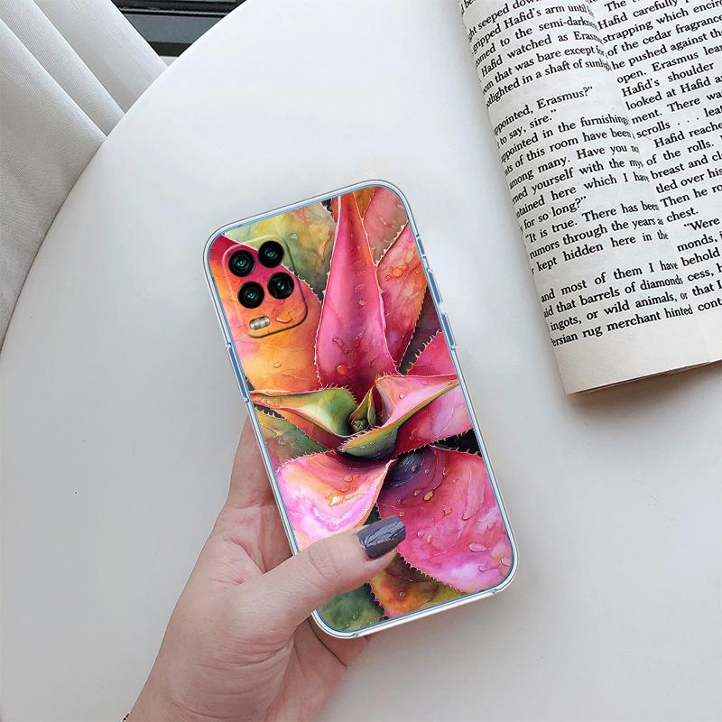 BH48 Watercolour Cacti Succulent Phone Case for Motorola Moto Edge 20 30 40 50 S30 Fusion Ultra Pro Neo Lite + G200 G23