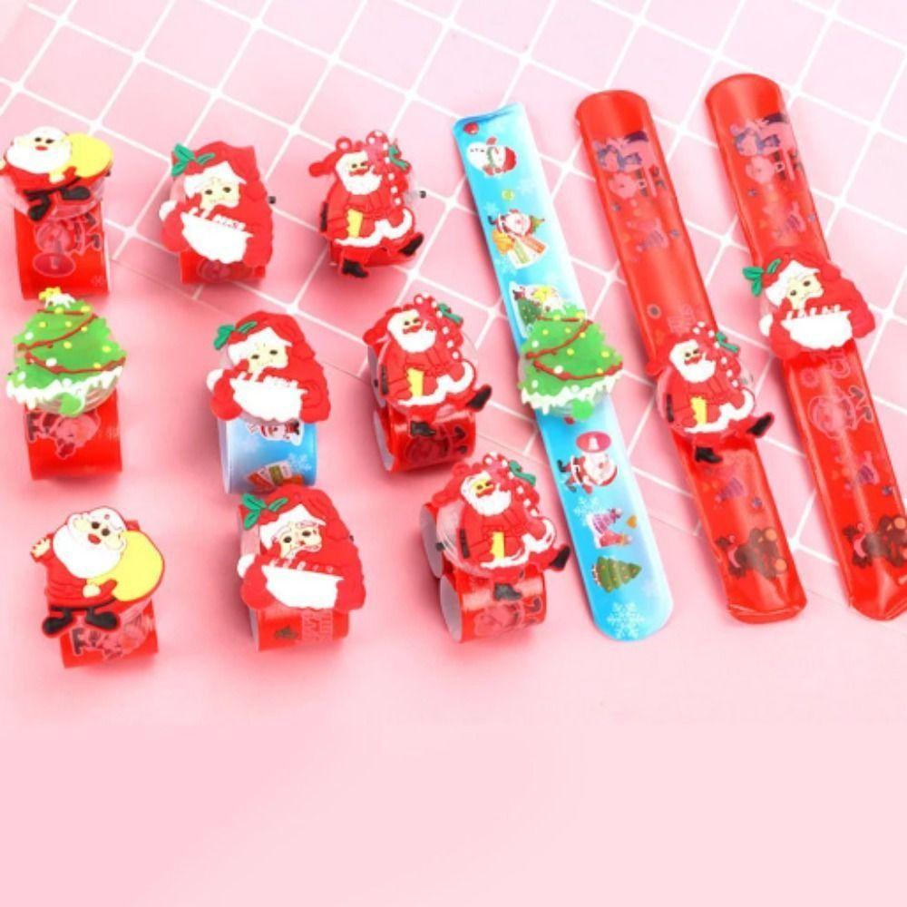 Christmas Christmas Clap Circle Plastic LED Christmas Bracelet Christmas Toys Hand Ring Christmas