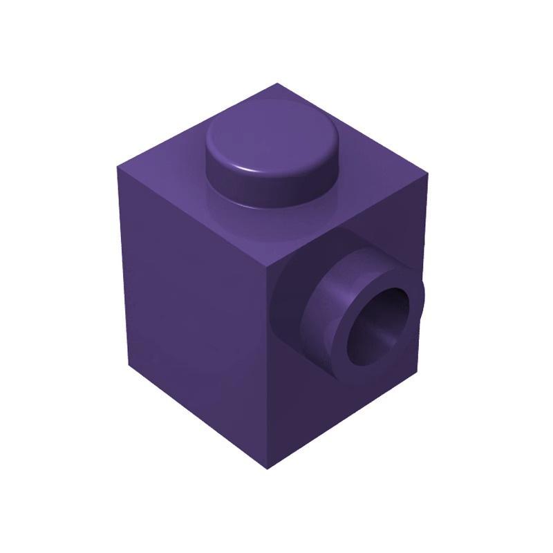 10 KUSŮ 87087 1x1 s čepem na straně Stavební kostky MOC Kompatibilní s Brick Dětské hračky Dárková krabička