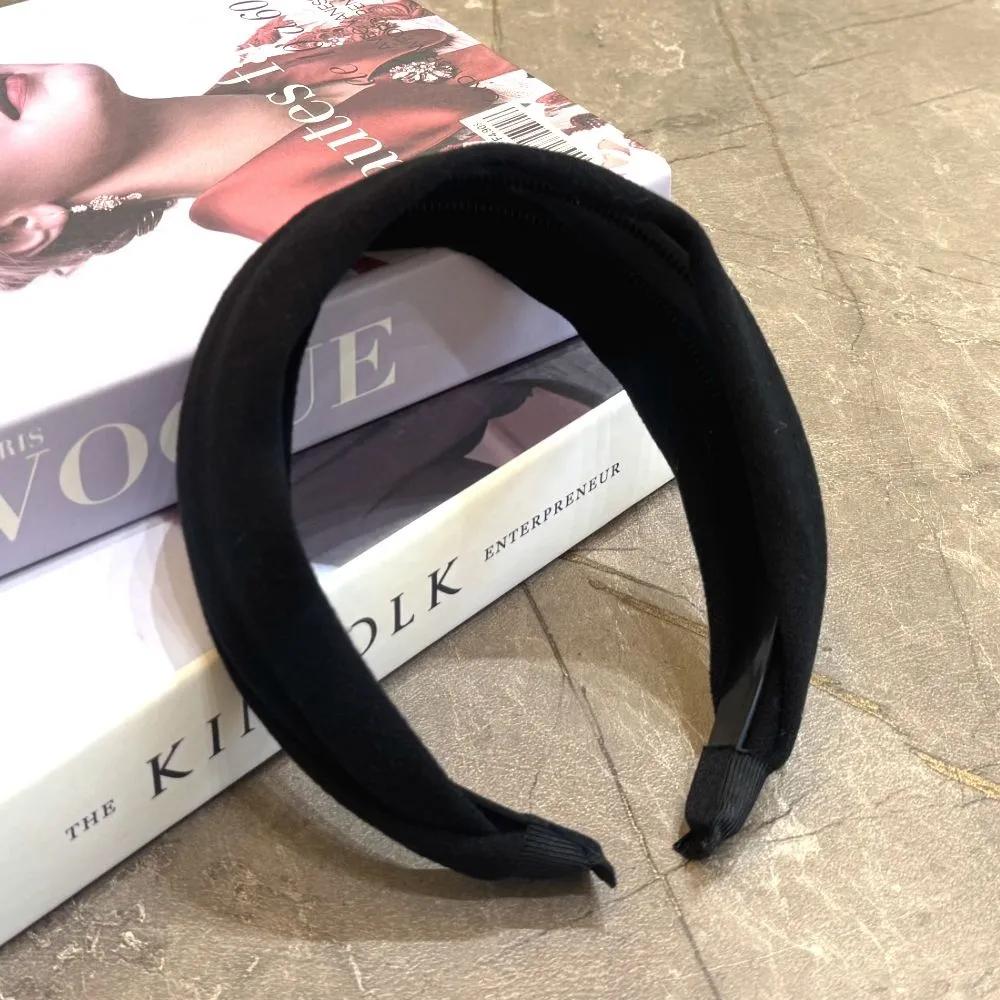 Basic headband black wide hairband