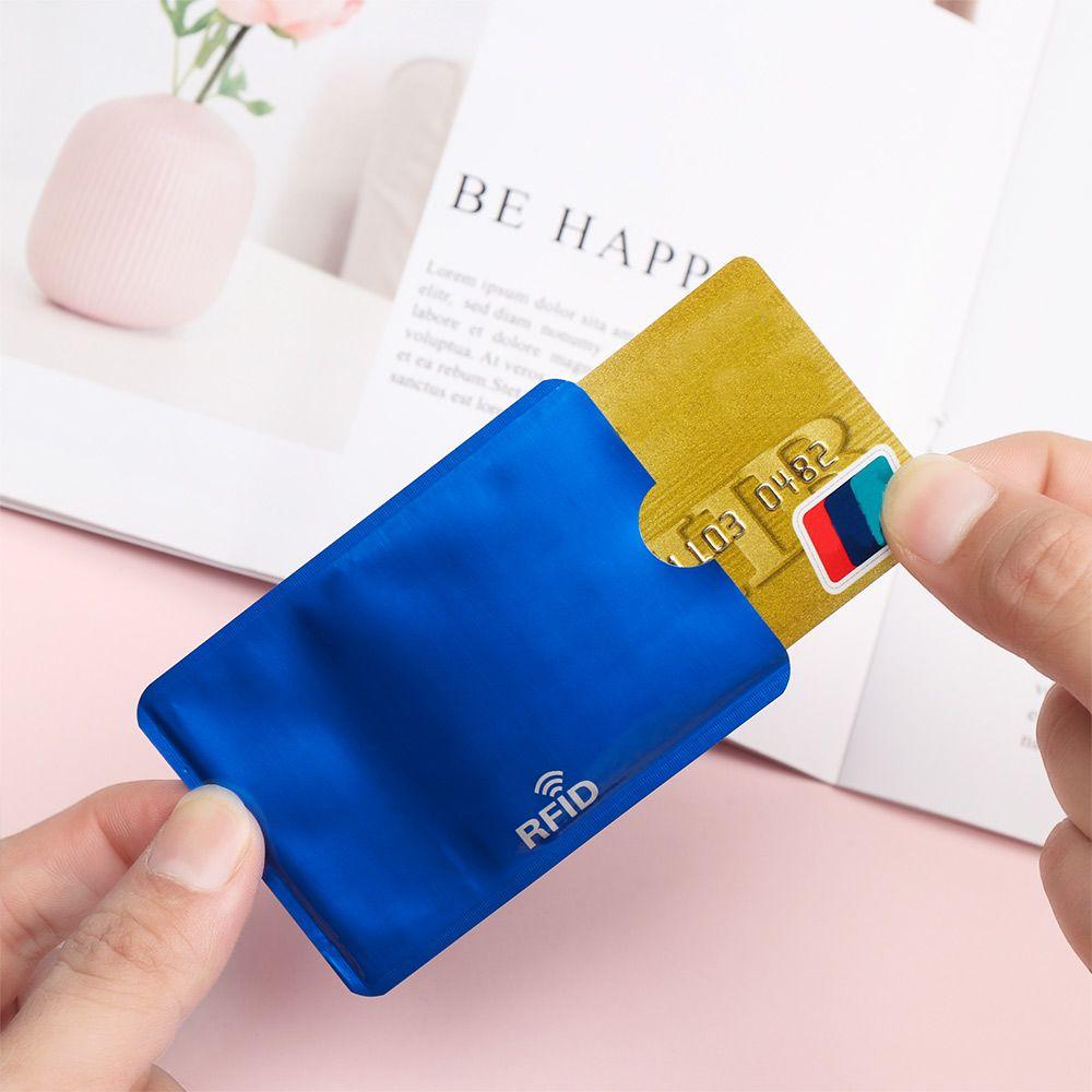 10PCS Safety Protection Anti-theft Bank Card Holder Blocking Sleeve Protect Case Cover RFID Blocker
