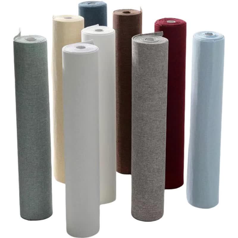 Thickened Linen Self-Adhesive Wallpaper