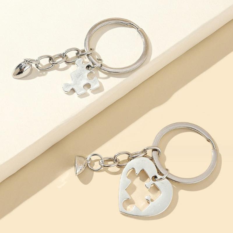 

1 пара брелок для пары, подвеска из сплава, карта, дизайн, персиковое сердце, магнитная пряжка, аксессуары для автомобильной сумки