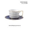 Wedgwood Gold Dust Midnight Blue Coffee Cup & Saucer Set