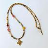 Honey 2025 Autumn/Winter Long Sweater Necklace with Natural Stone Beads - Versatile Women's Style