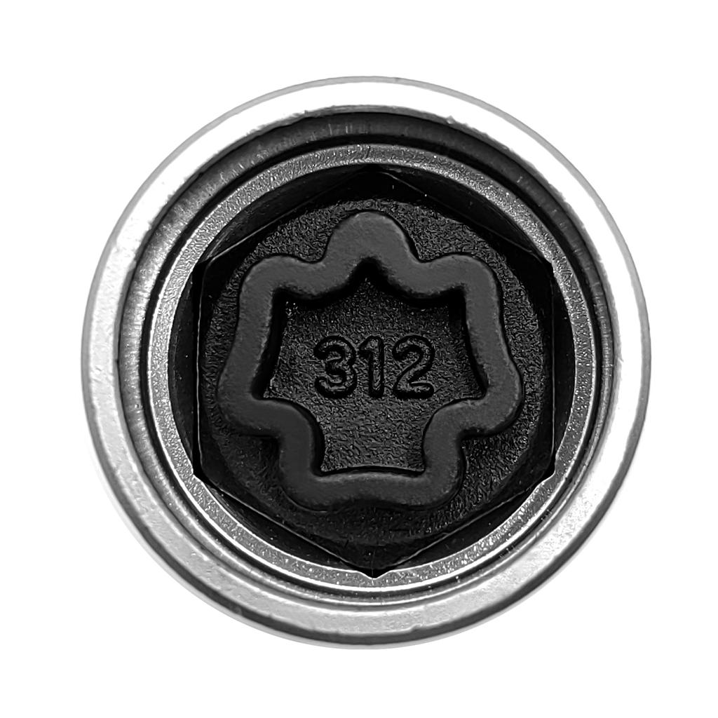 Înlocuire pentru Mercedes Benz Security Master Locking Wheel Piulă Cheie 330 Antifurt șurub