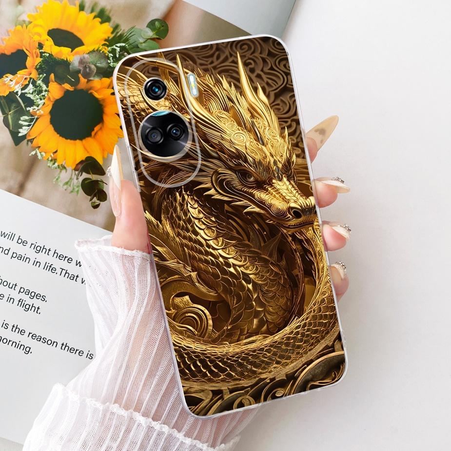 For Honor 90 Lite Case CRT-NX1 Stylish Bow Flowers Painted Cover Soft Slim Phone Case For Honor 90 Pro Honor90 Lite 90Pro Fundas