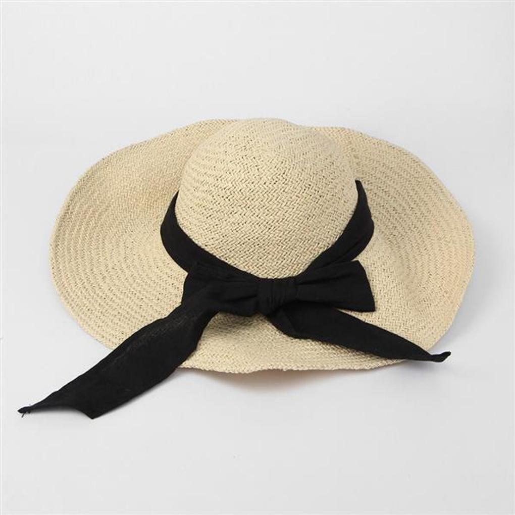 Eileen Ribbon Beach Hat/Women's Summer Bucket Hat