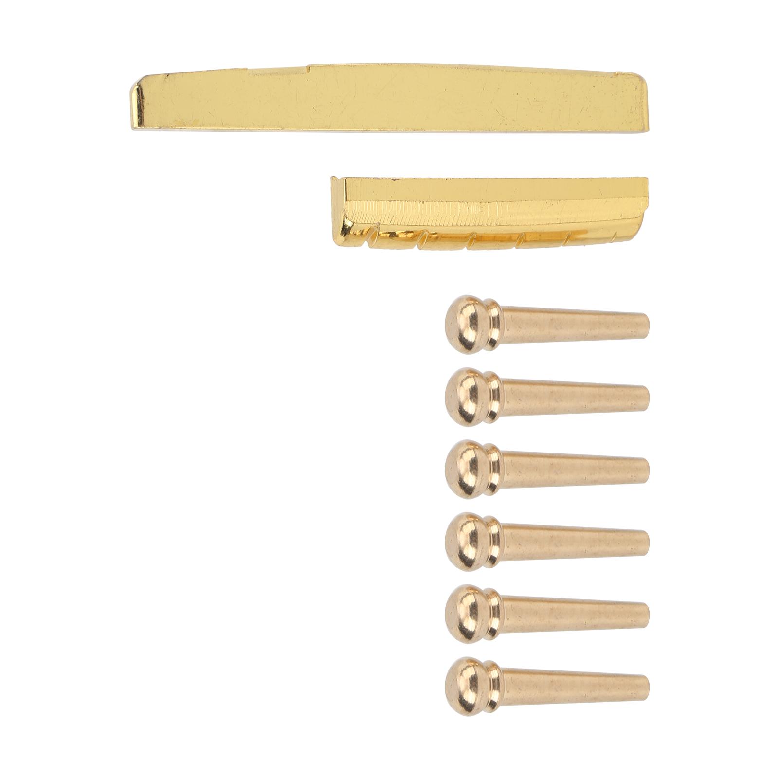 

Колки для гитары Порожек Седло Набор Колышки для бриджа GL27 Баллада Латунь Золотистый Эндпин Инструмент для фиксации