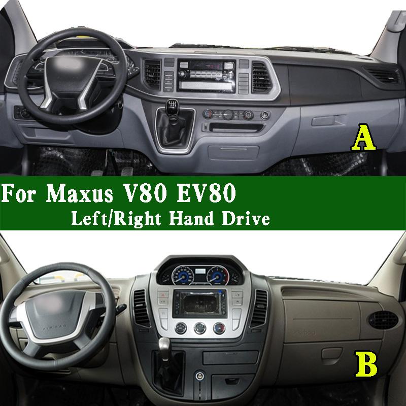 For Maxus V80 PLUS Mk2 LDV EV80 2010- Dashmat Dashboard Cover trument Panel Protective Pad Anti-Dirt Proof Dash Mat