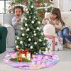 Christmas Tree Skirt Decoration For Home Xmas Tree Decorations Skirt Ornament Festive Holiday Party Decorations Indoor Outdoor 90cm
