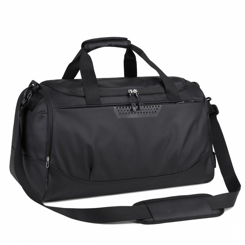 High Quality Oxford Anti-scratch Wear-resistant Travel Bags Simple Solid Color Sports Yoga Fitness Bag Large Capacity Outdoor Oblique Span Touring Bag