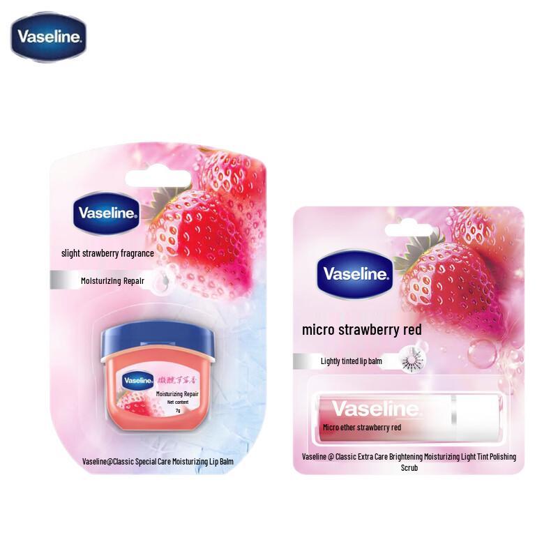 Vaseline Strawberry Lip Care Duo