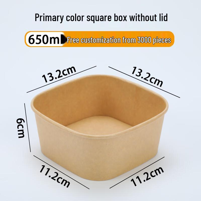 Disposable Square Fruit Takeout Containers