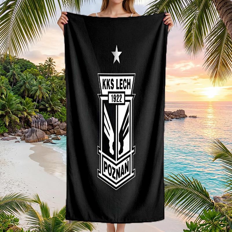 Lech Poznan Beach Towel Soft Microfiber Summer Towel Quick Dry Absorbent Towel for Beach Swimming Pool Travel