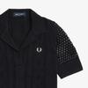 Fred Perry [womens] Open Knit Button Through Shirt  102  Afpf2417115 102