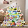 SpongeBob: Lively&Vibrant All-Character Group Portrait Print Blanket Soft Multifunctional Decortive Universal Throw Blanket Gift