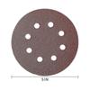 100pcs 125mm Sandpaper Sanding 8 Hole Discs Round Shape Hook Loop Sanding Paper Buffing Sheet Sander Polishing Pad