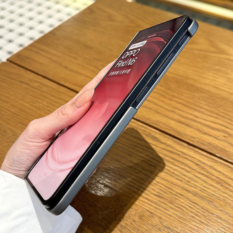 Suitable for OPPOfindn1 Magnetic Shaft Mobile Phone Case, New Findn1 Hinge Protective Case, Large Hole Mirror