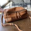 Freizeit Echtleder Leichte Damen Schulter Umhängetasche Retro Weiches Rindsleder Vielseitige Tasche