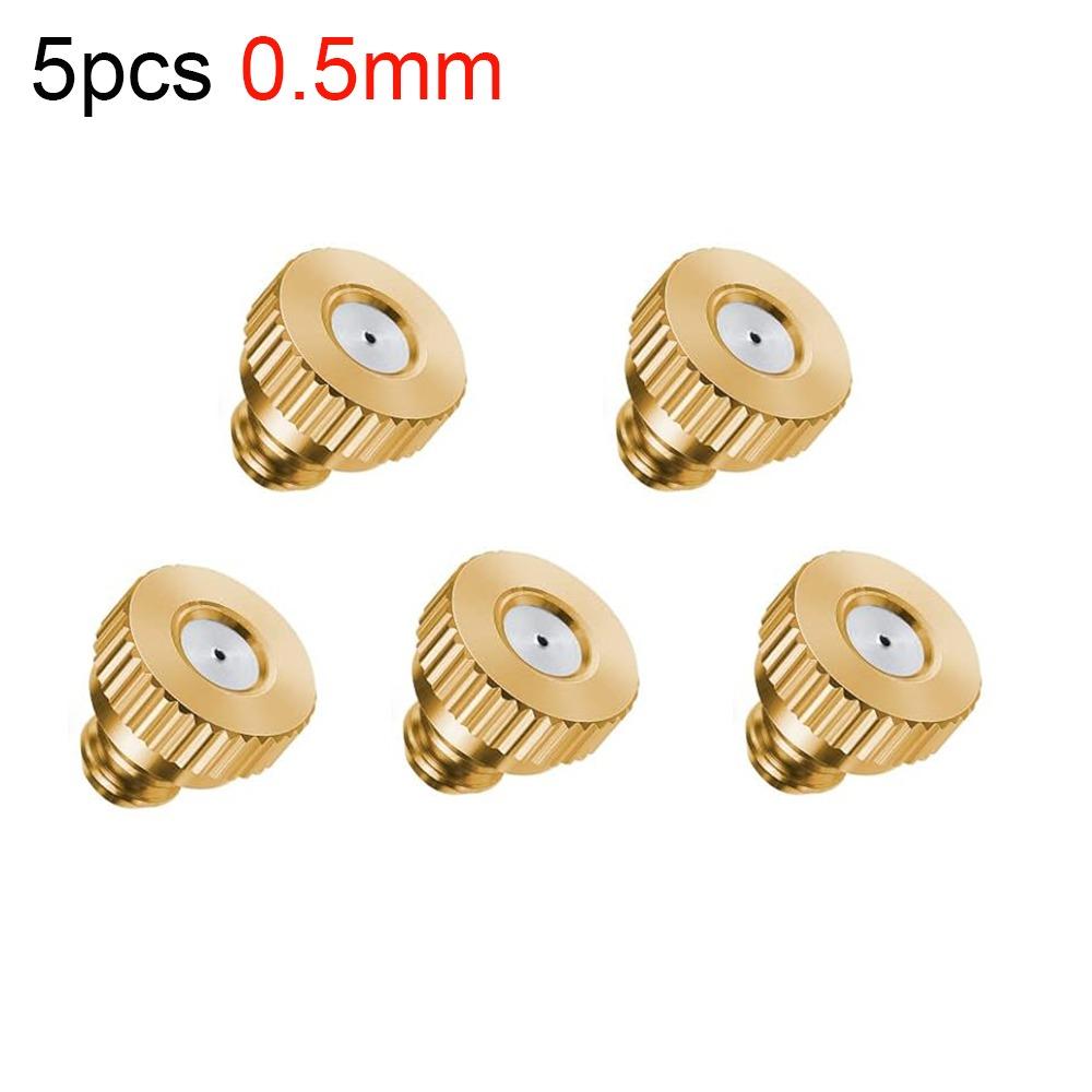 

Threaded Misting Nozzle 0.1-0.7mm Fog Spray New Atomizing Nozzle 0.5mm