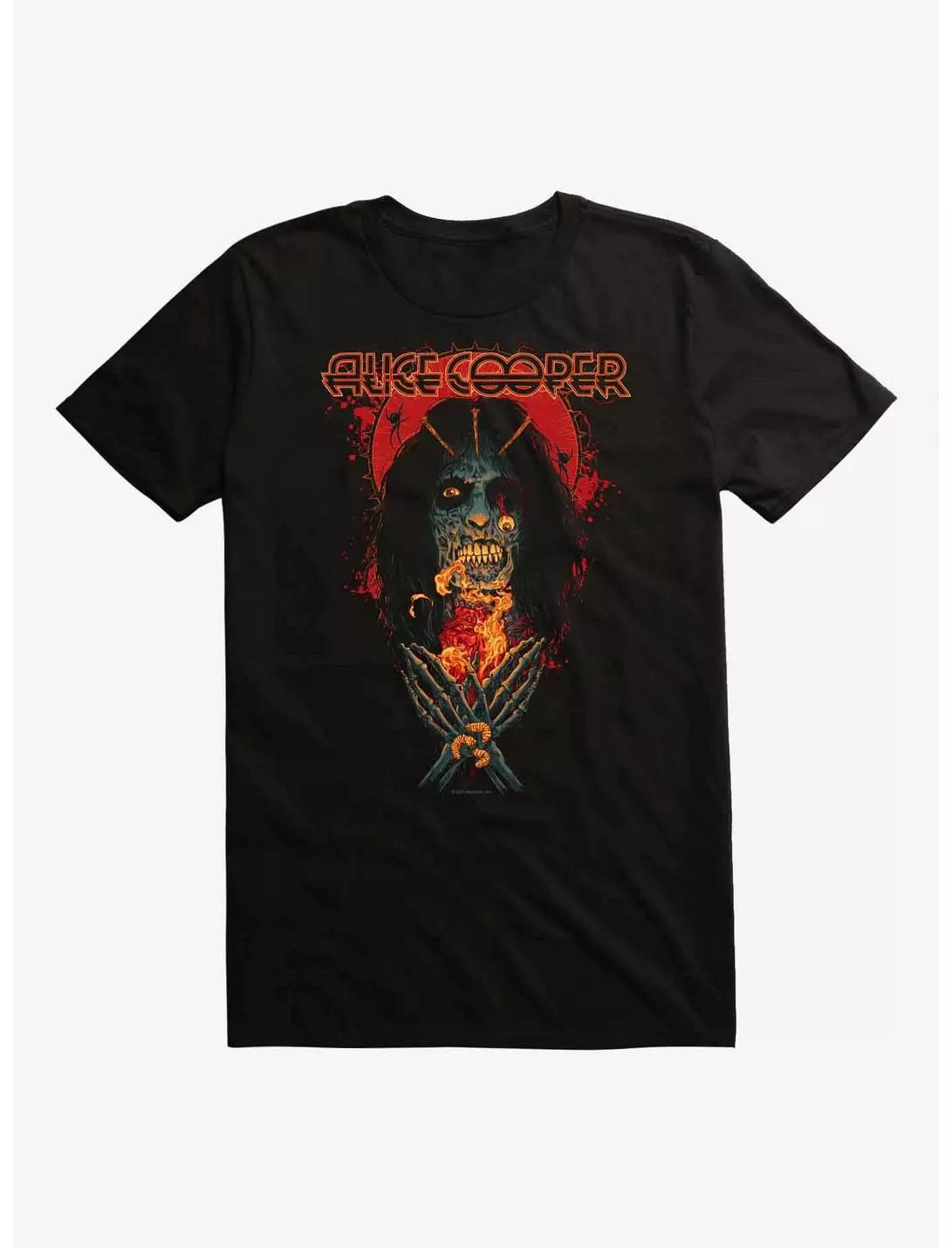 

Alice Cooper Eyes TShirt 2026 Unisex Oversized Crew Neck Short Sleeve Tee Comfortable Summer Outdoor Tops Tees S