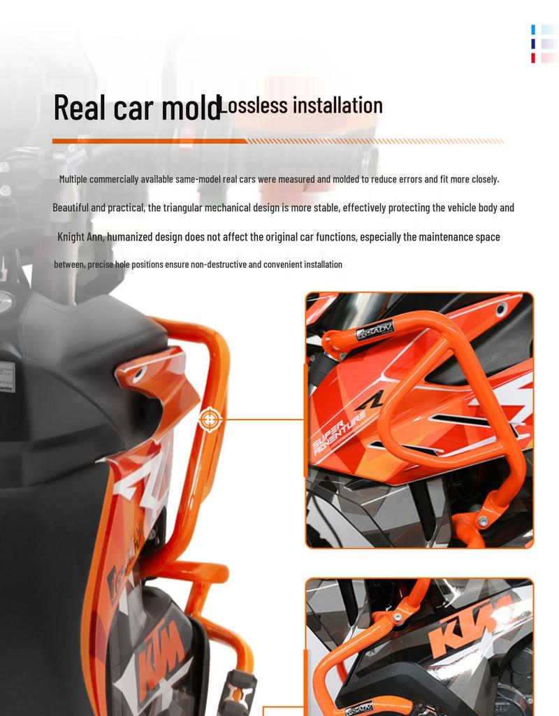 KTM 790 Adventure/R/Rally Upper & Lower 304 Stainless Steel Crash Bars